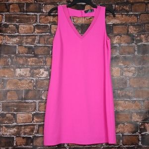 Ditzy Daizy| Hot Pink Sleeveless Sheath Dress